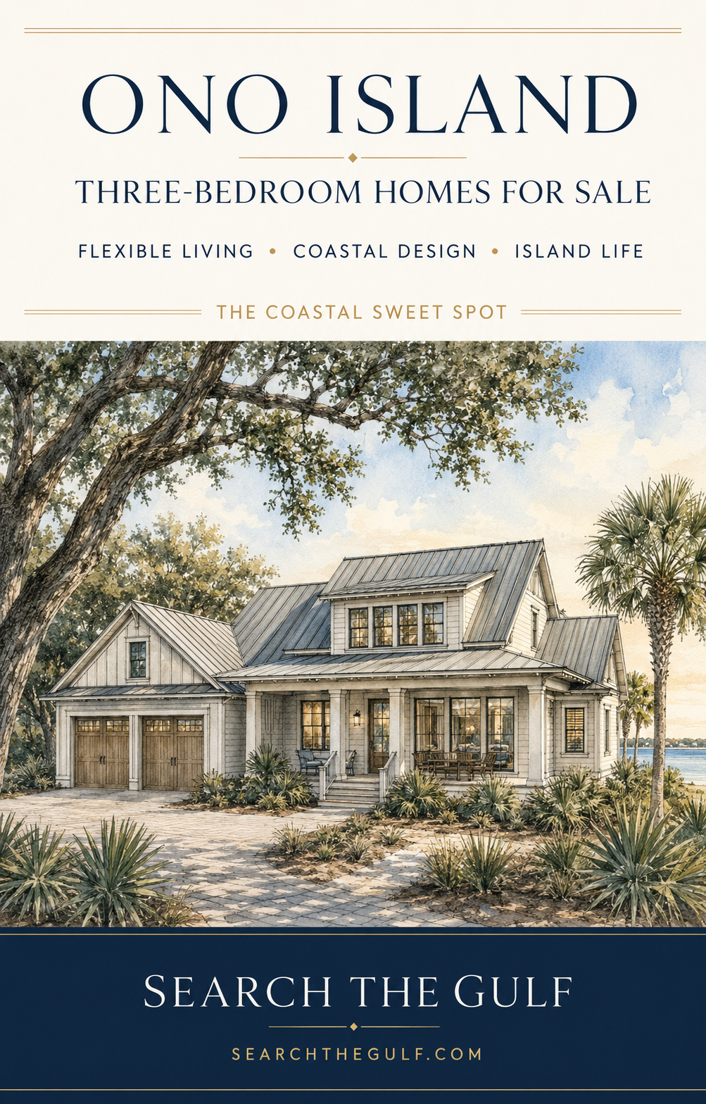 Ono Island Three Bedroom Homes For Sale